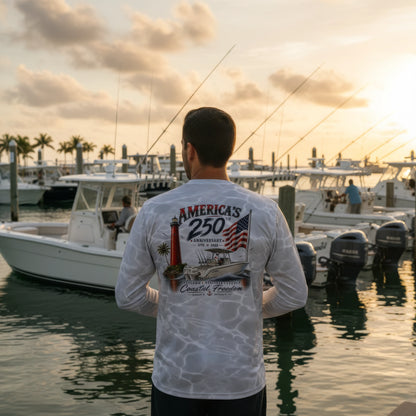 America’s 250th Jupiter Lighthouse Performance Shirt – Long Sleeve