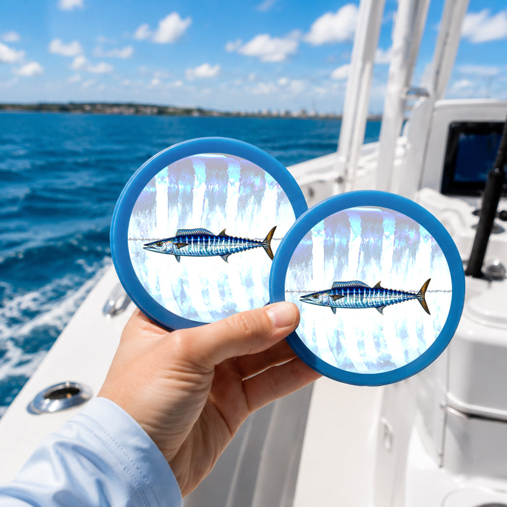 Blue Wahoo Coastal Resin Coaster