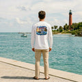 SAVE THE JUPITER INLET Long Sleeve Performance Fishing Shirt