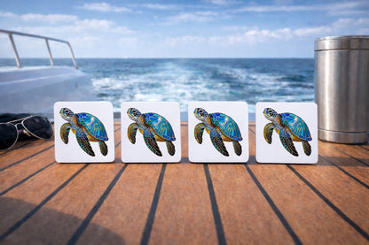 Seaturtle Shine 3” x 3” Aluminum Fishing Magnet