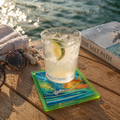 South Florida Wave Resin Drink Coaster