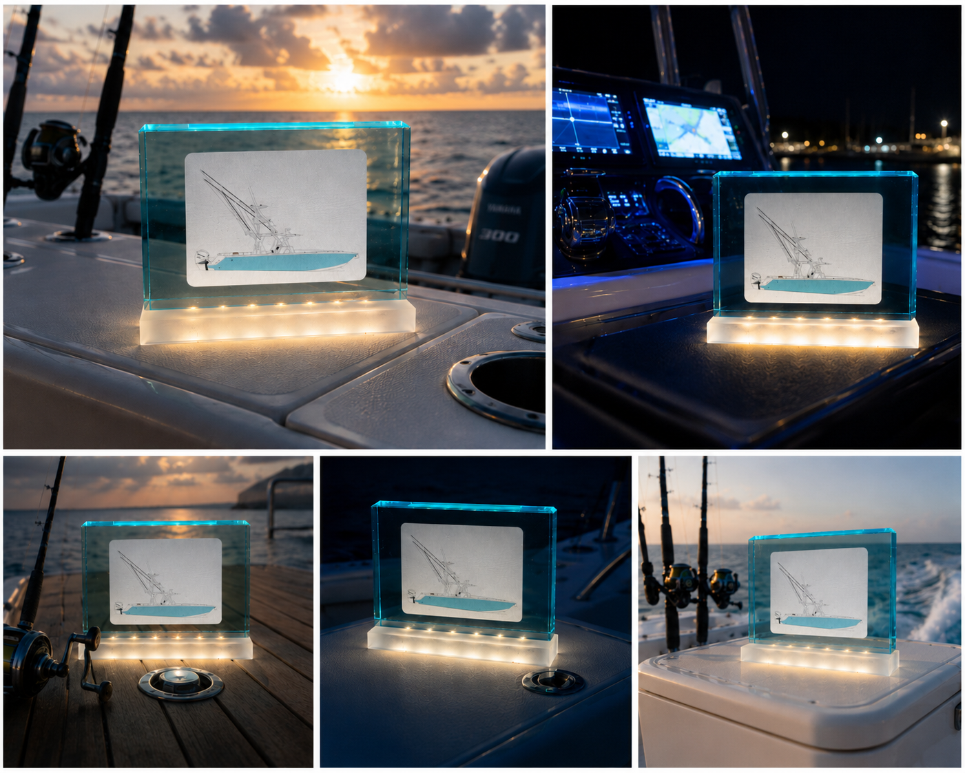 Custom Boat Light Block – Personalized LED Boat Art