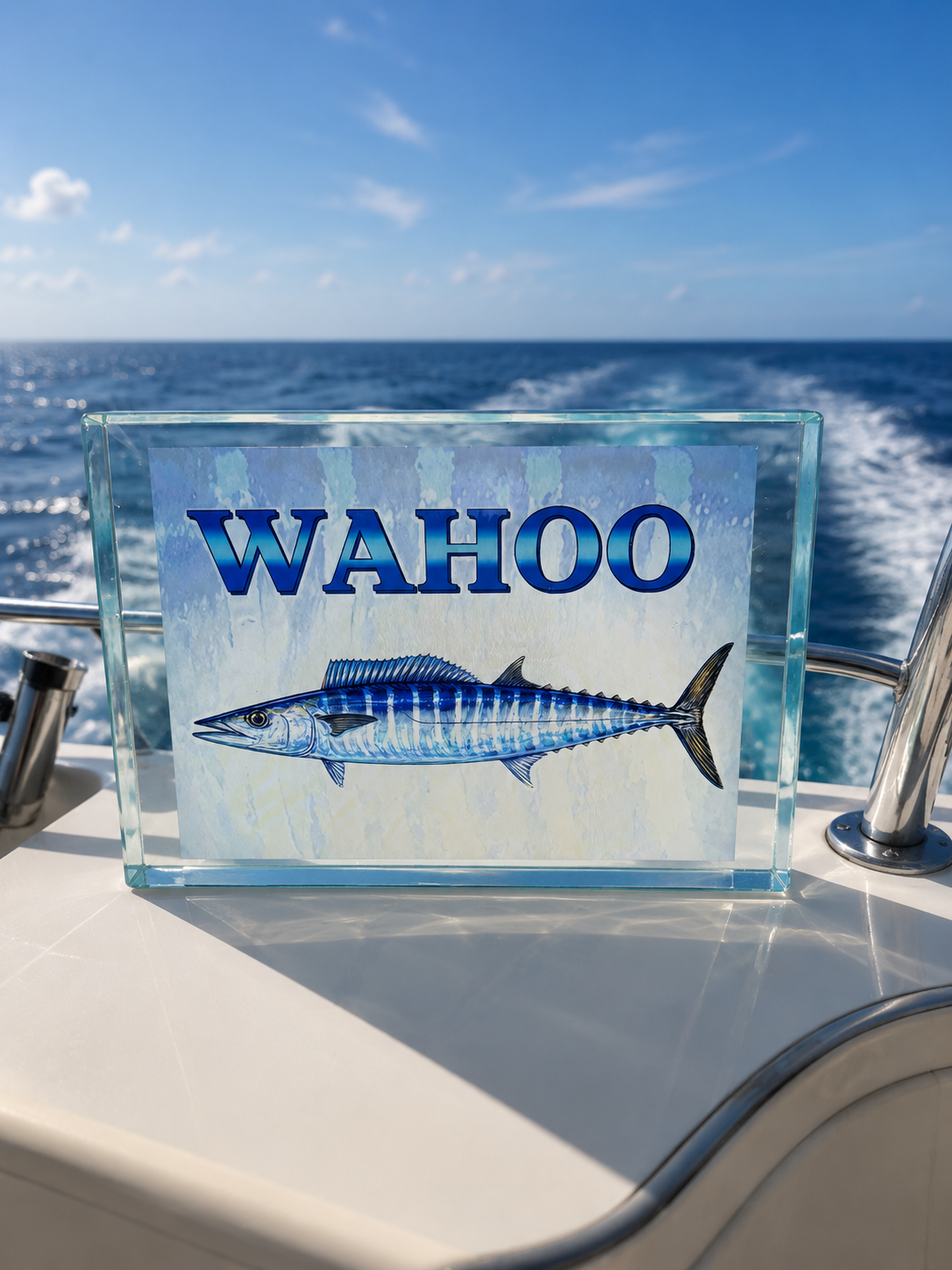 Custom Wahoo Light Block – Personalized LED Boat Art