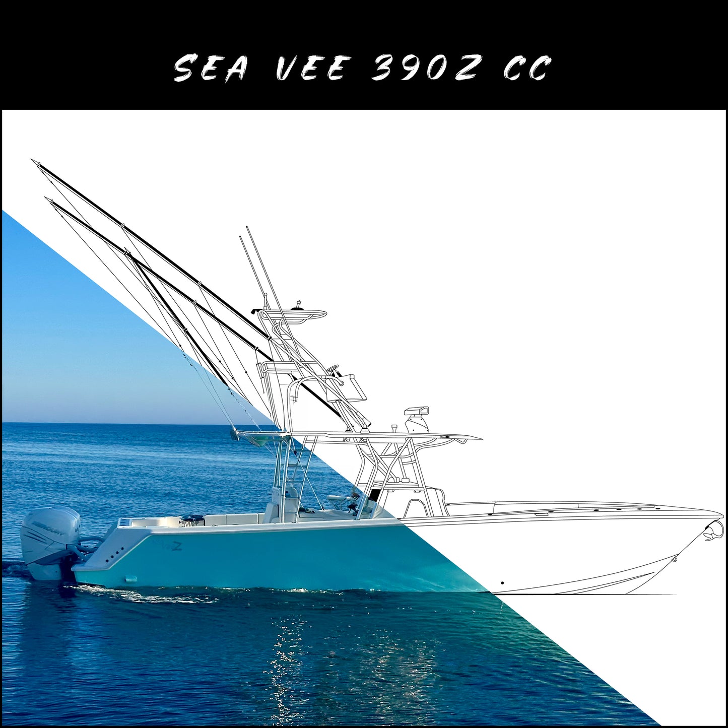 Custom Boat Drawing from Your Photo