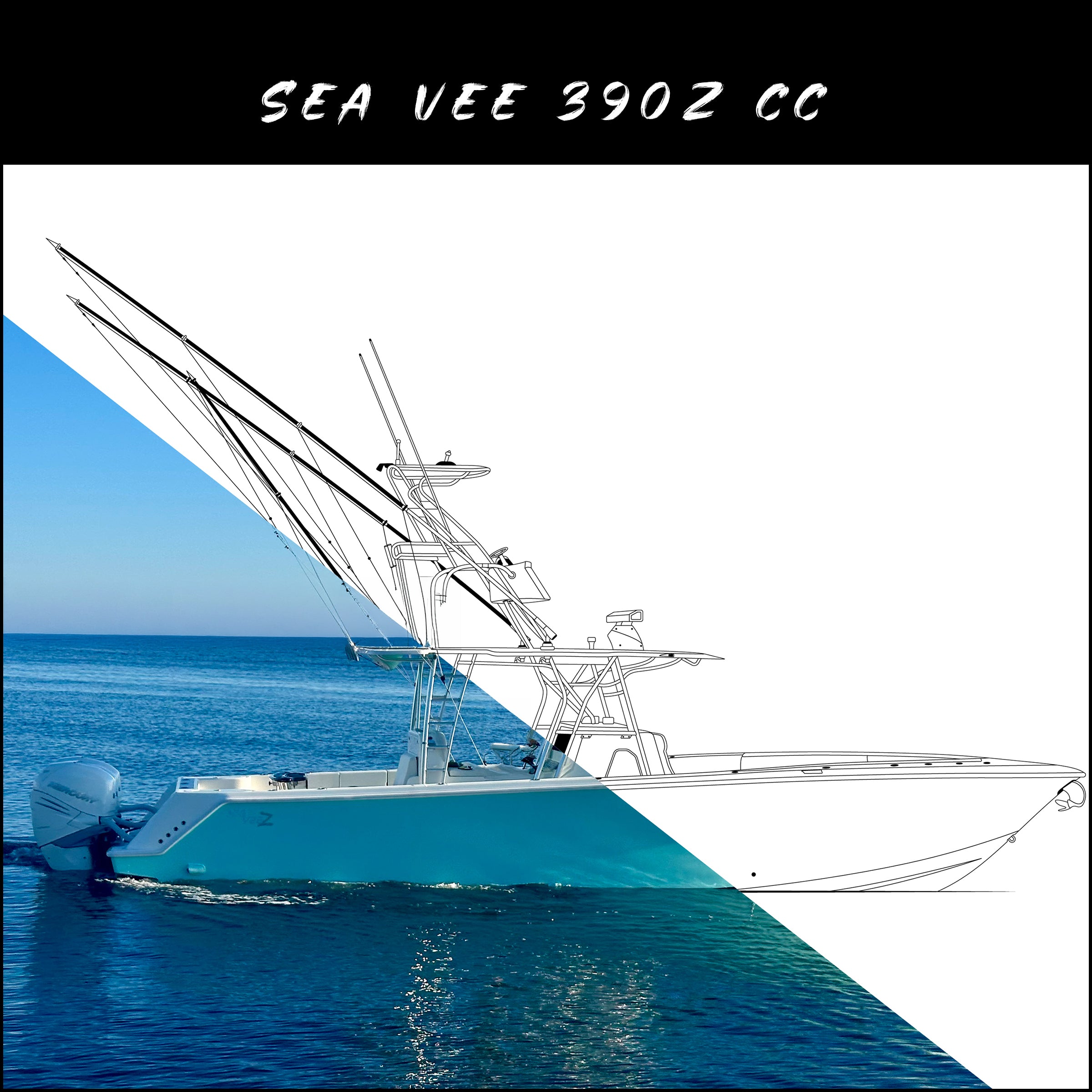 Custom Boat Drawing from Your Photo