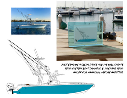Custom Boat Light Block – Personalized LED Boat Art