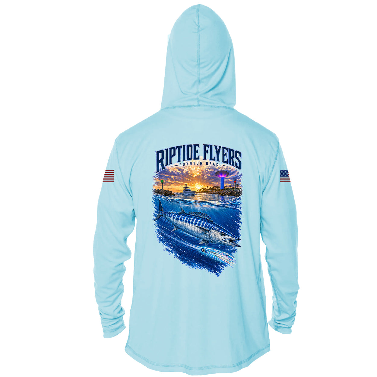 Riptide Flyers Boynton Beach Wahoo Performance Hoodie