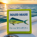 Mahi-Mahi Coastal Resin Coaster