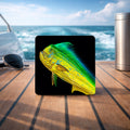 Mahi Mahi 3” x 3” Aluminum Fishing Magnet