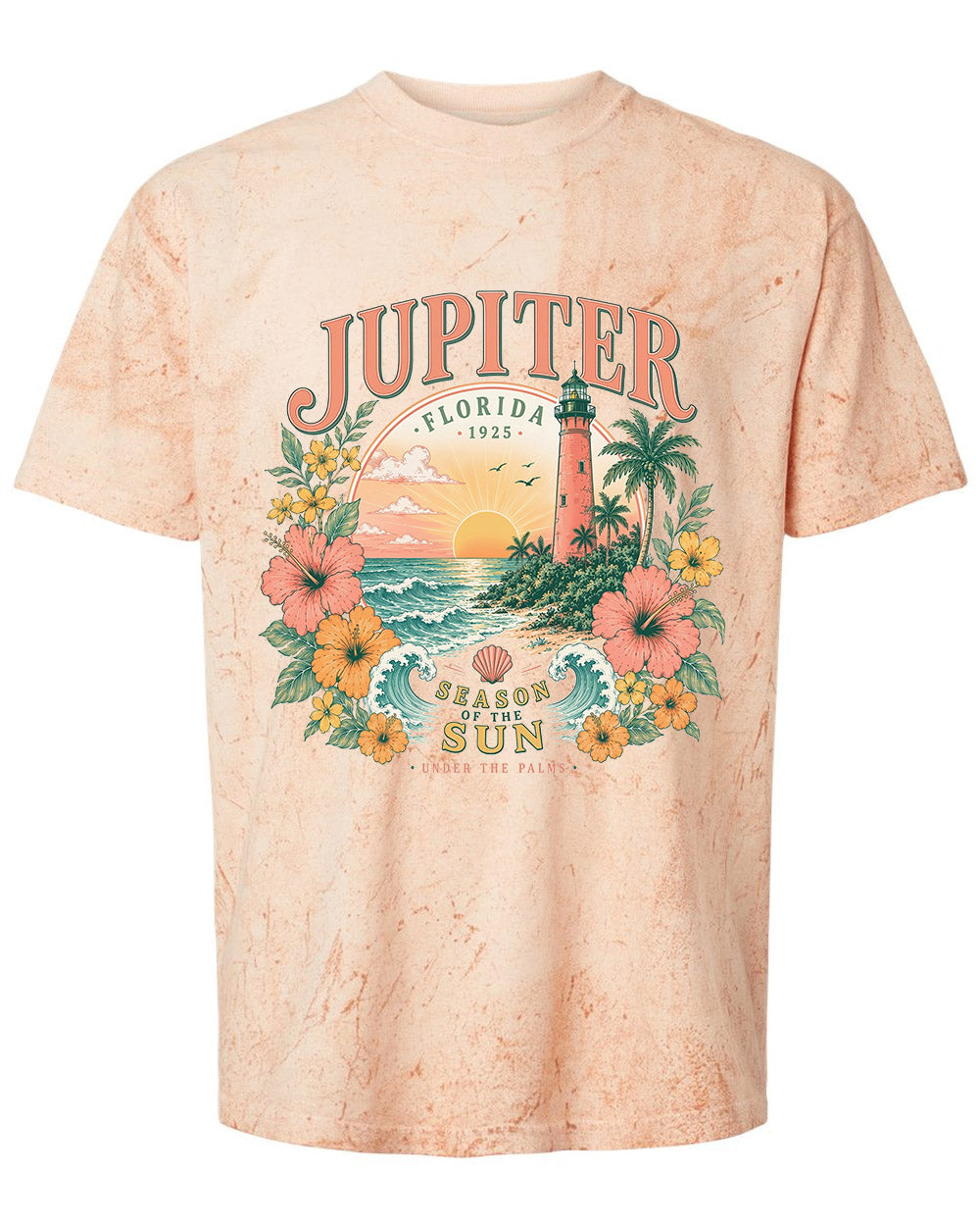 Jupiter Florida Comfort Colors® T-Shirt | Season of the Sun - Umber Color Blast