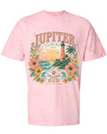 Jupiter Florida Comfort Colors® T-Shirt | Season of the Sun - Hibiscus Color Blast