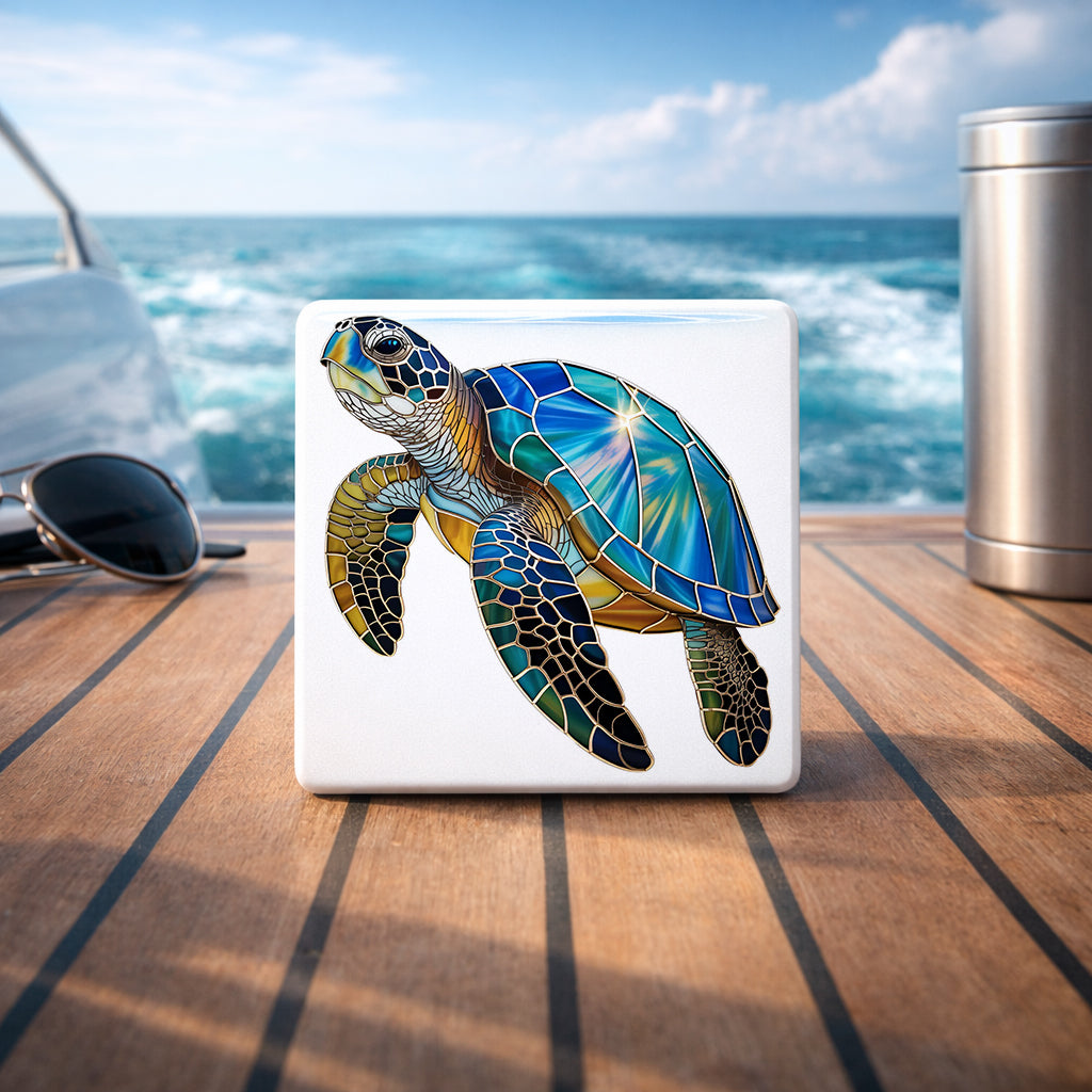 Seaturtle Shine 3” x 3” Aluminum Fishing Magnet